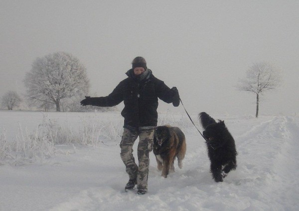 Eve und Harry im Schneechaos